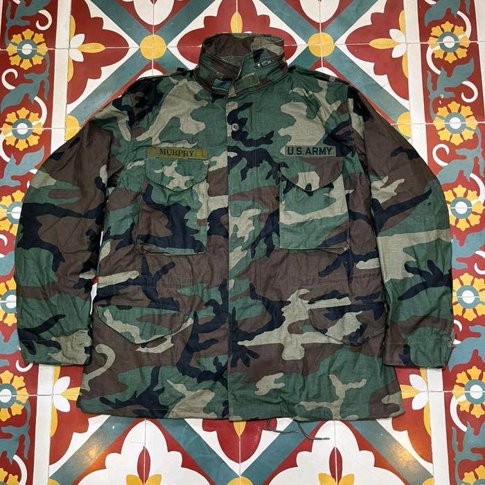 Jaket M65 Woodland Mint Condition