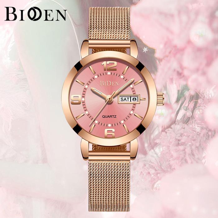 biden 0602 Jam Tangan Wanita Kuarsa