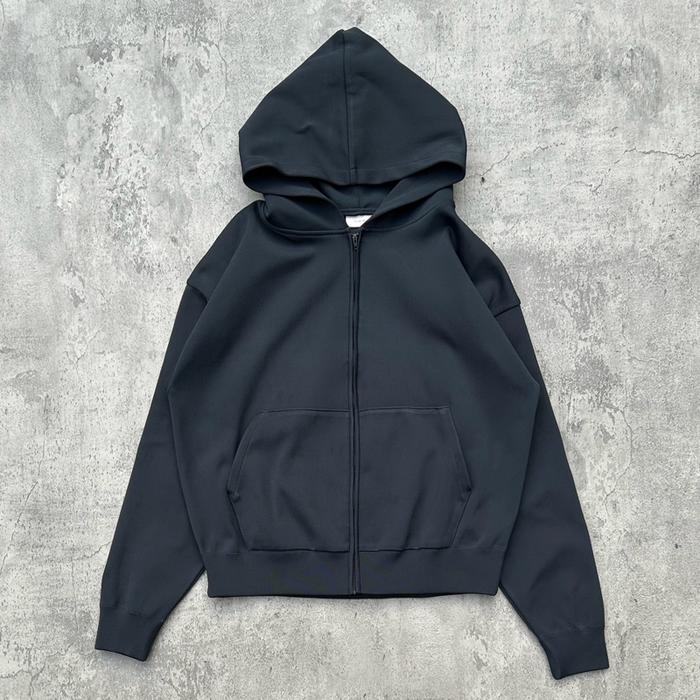 Vuja De x United Arrows Steel Blue Plastic Hoodie