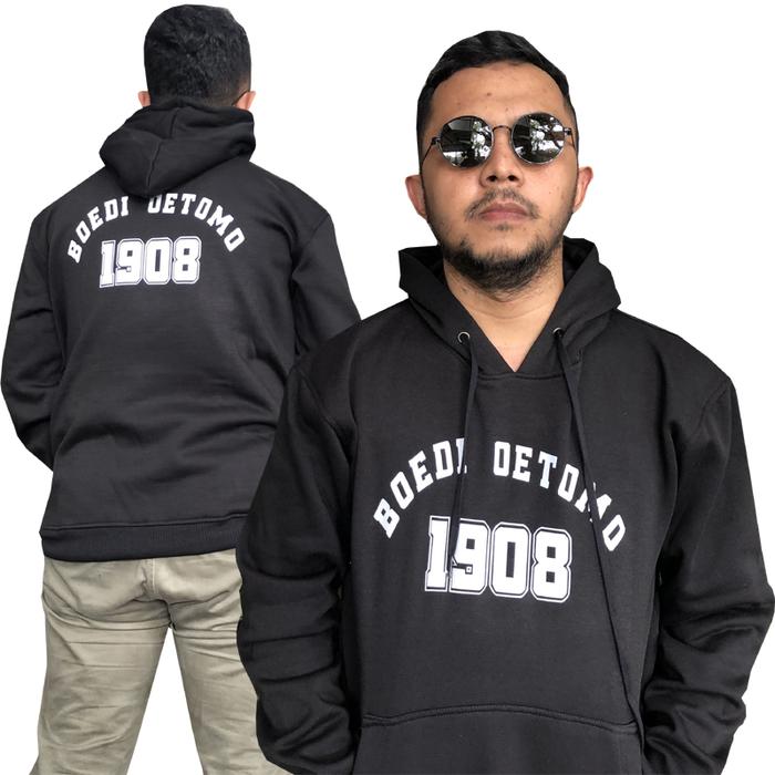 Jumper Hoodie Boedi Oetomo 1908 - BOEDOET Sweater Hoodie Pullover Bahan Cotton Fleece