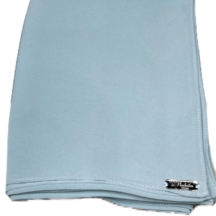 NABILA HIJAB - pashmina ceruty baby doll bahan premium biru wardah