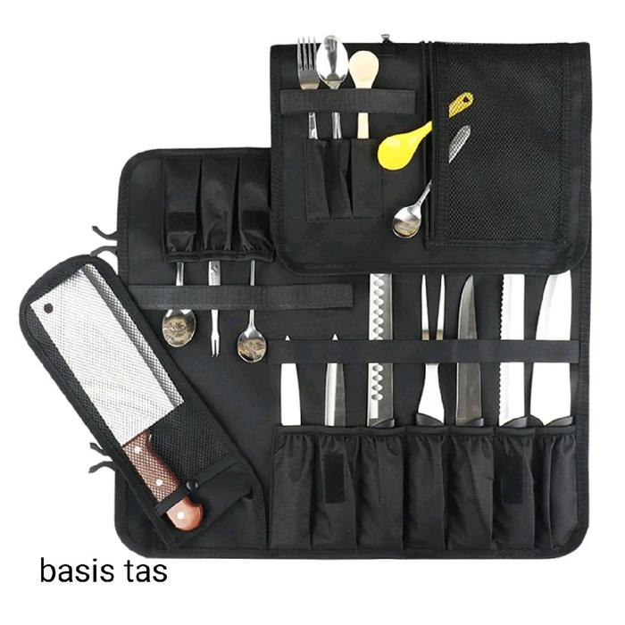 tas koki tas pisau kantong slempang tempat membawa pisau potong pisau daput tas jingjing