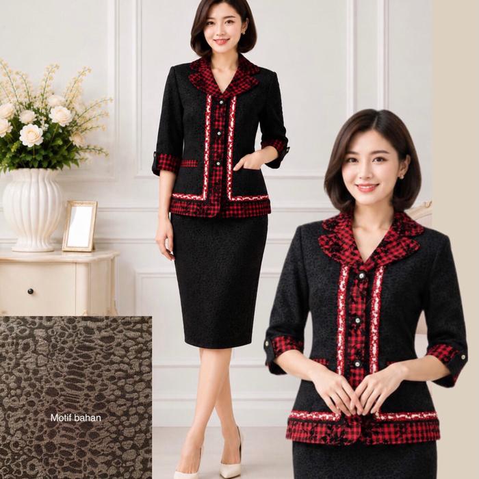 Blazer wanita, Blazer kantor wanita, stelan blazer wanita SP-628. Setelan blazer premium wanita berm