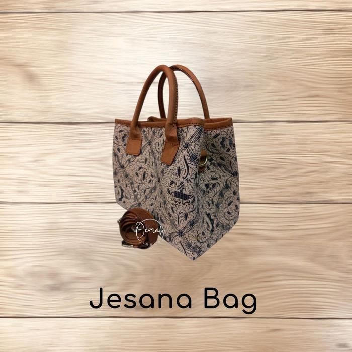 tas  batik etnik kulit sapi asli jesana - oemahjinggaindonesia