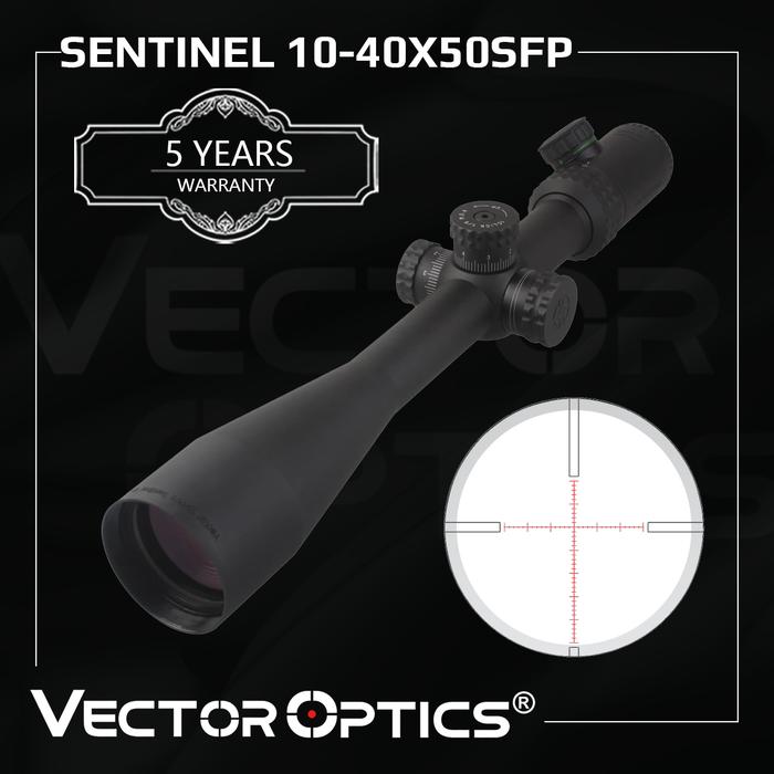Vector Optics Gen 2 Sentinel 10-40x50 Shooting Sniper Riflescope