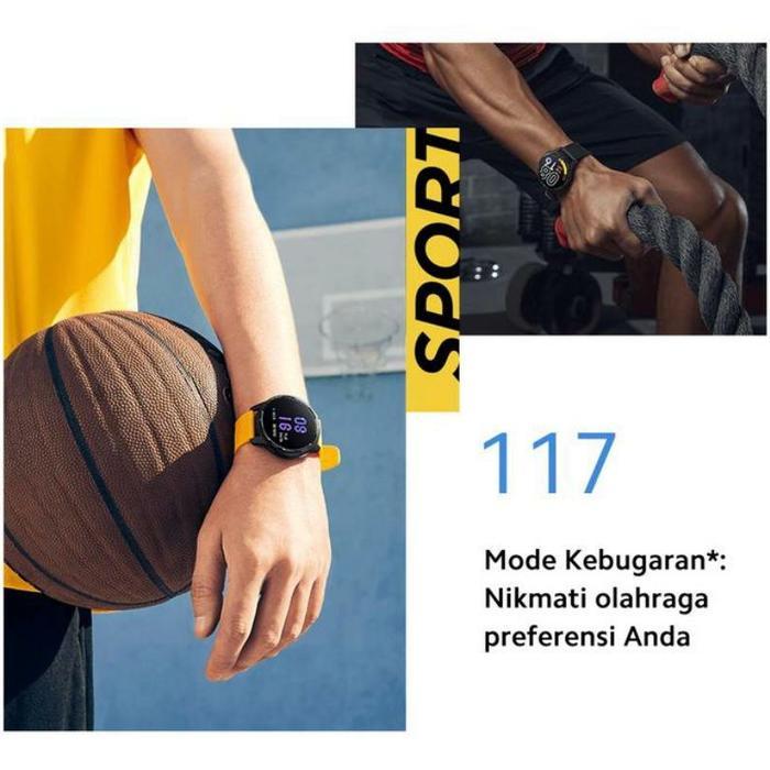 Xiaomi Smart Watch S1 Active Layar Amoled 1.43" Second Tahan Air - Biru, Watch+Chr+Strap Terbaru