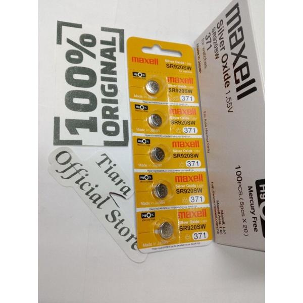 Batre jam tangan 371/ 920/ SR920SW Maxell Original Terlaris