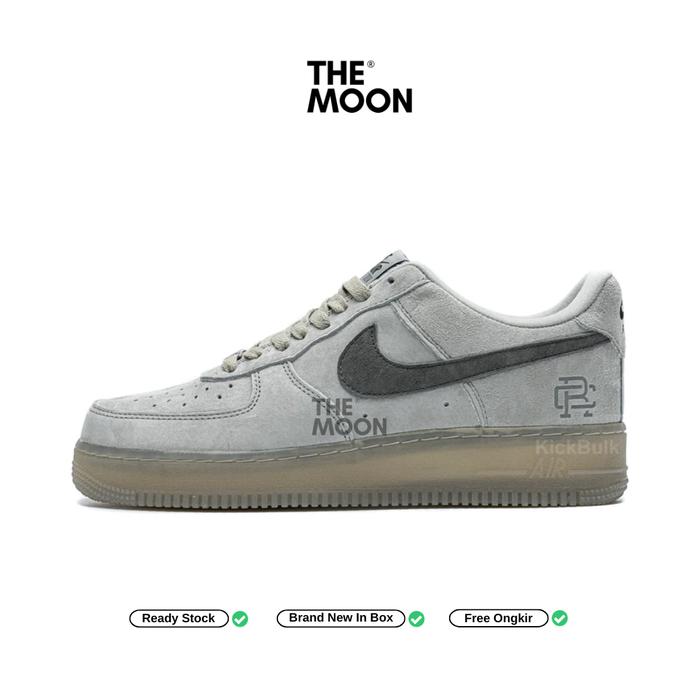 Sepatu Air Force Unisex - Nike Air Force 1 Reigning Champ Low Grey
