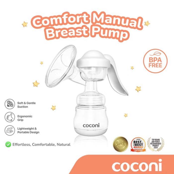 ￼COCONI Comfort Manual Breastpump | Pompa ASI Manual BreastFeeding