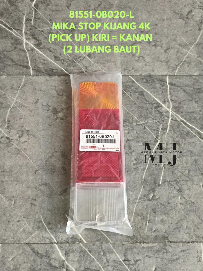 MIKA LAMPU STOP BELAKANG KIJANG SUPER 5K KIJANG 4K KF20 PICK UP / BOX 81551-0B020-L