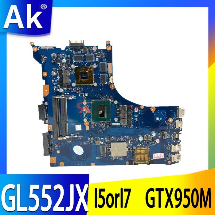 Notebook Mainboard untuk ASUS ROG GL552J GL552JX ZX50J ZX50JX Laptop