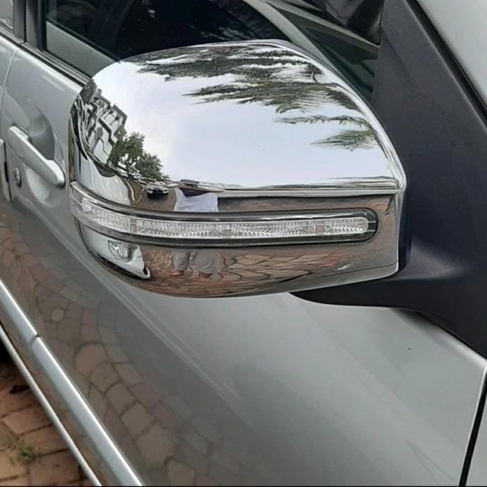Cover Spion Lampu Mobil Toyota All New AVANZA 2012-2018 CHROME A1