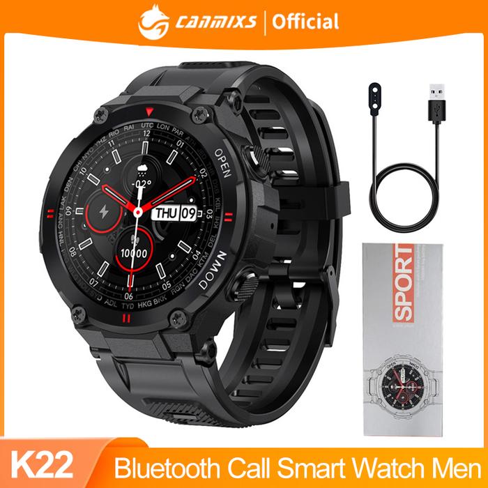 CanMixs K22 Smart Watch Men Bluetooth Call Sport Smartwatch Men