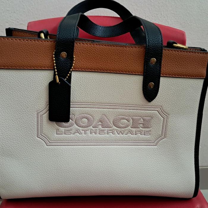 Tas COACH 100% leather asli kulit lengkap dengan dustbag