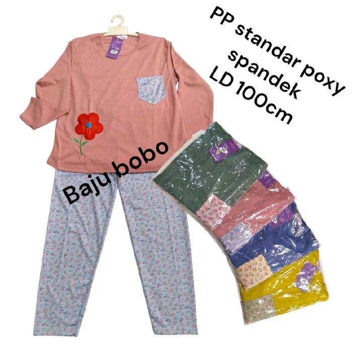 PP POXY SPANDEX  LD 100cm stelan panjang panjang poxy spandek viral