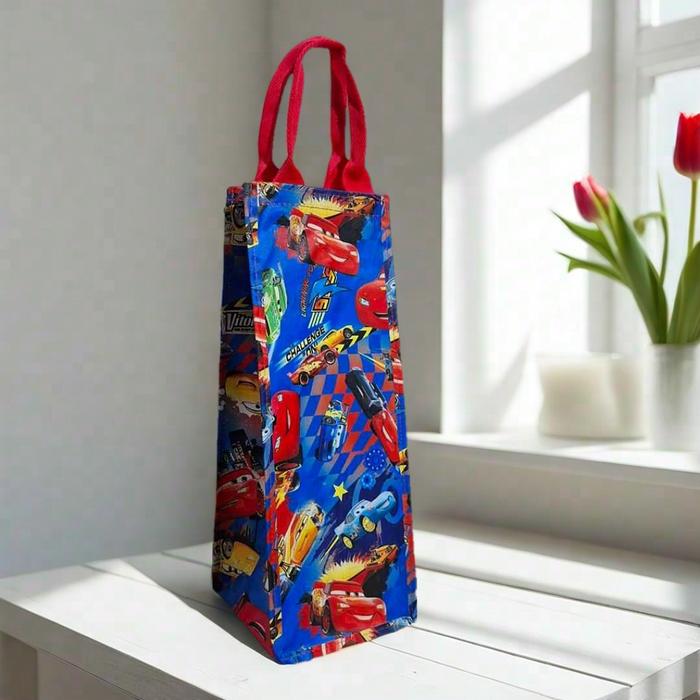 Tas Botol 2 Liter Motif Lucu Tas Tumbler Totebag Karakter Size 12 x 12 x 32 Cm Tas Anak Laki-Laki