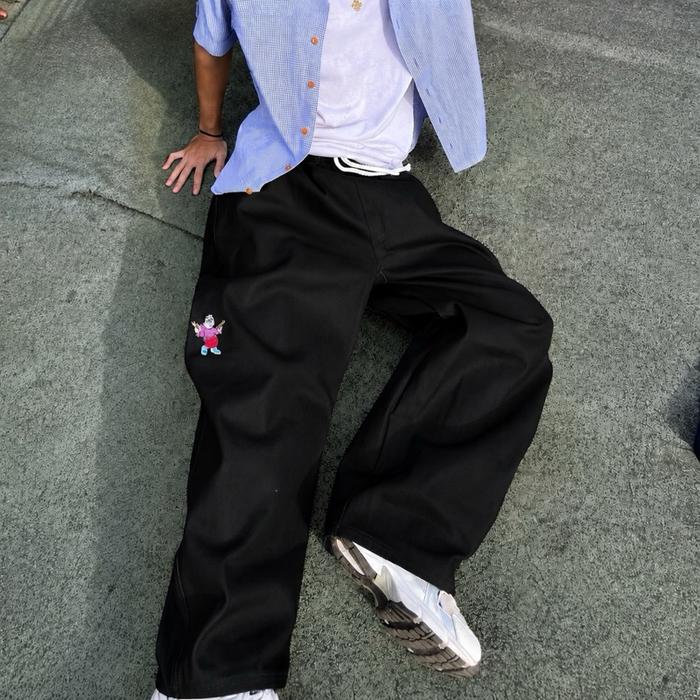 Ballon Pants Carpenter Raw Denim Black Baby Gang
