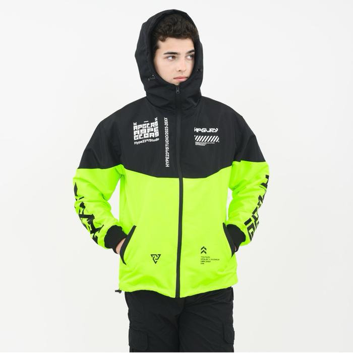 [ Hoodie Store.id ] X HypeGlory Jaket Parka Outdoor Waterproof Bomber Windbreaker Pria Wanita Black 