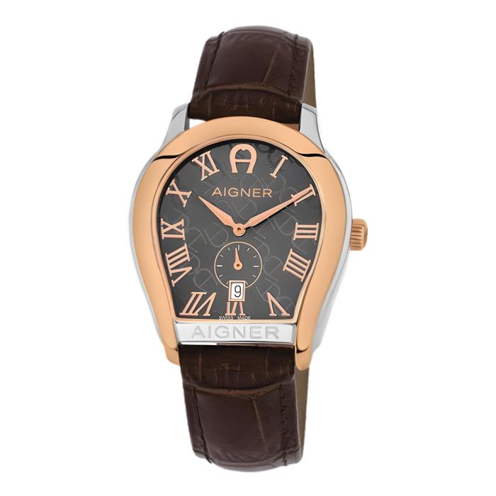 Aigner Vicenza A111116 Jam Tangan Pria Original Leather Strap Elegant Classic Watch