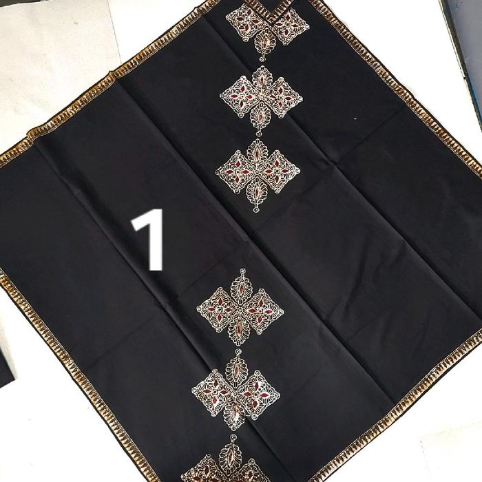 Kain Udeng Jawa Alusan Batik Cap Iket Lembaran Segitiga Motif Warna Elegan untuk Pria & Wanita Bahan