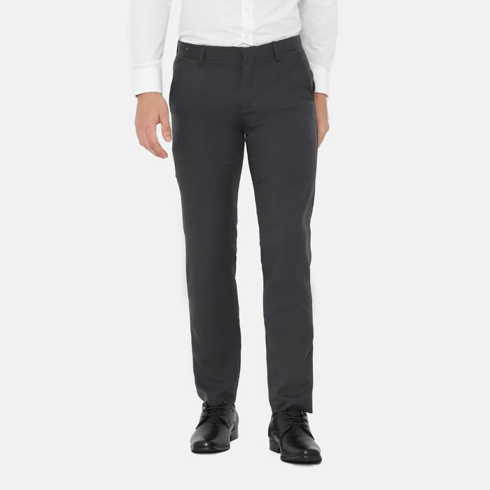 BAROSSO Celana Panjang Formal Hamilton Slim Fit Long Pants Charcoal