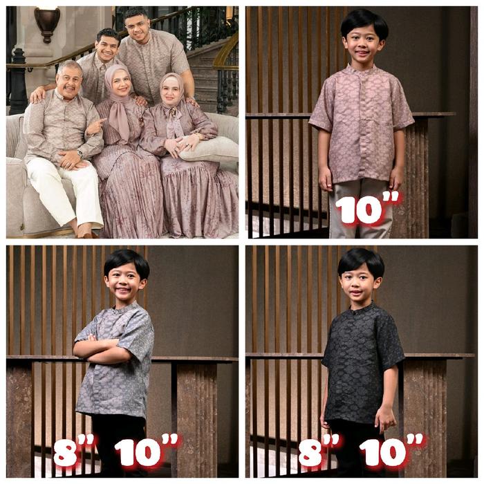 Koko Anak Solace Stand Up Collar Shirt Kids Series Raya Collection by Heylocal Heymale X Fadil Jaidi