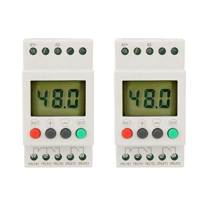2X Voltage Detection Relay SVR1000 Voltage Protection Digital Single