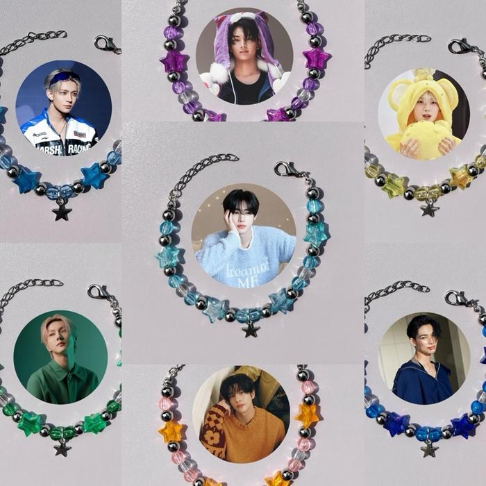[Free Photocard] ENHYPEN Bracelet Beads|Gelang Manik|Kpop Enhypen|Outfit Inspired