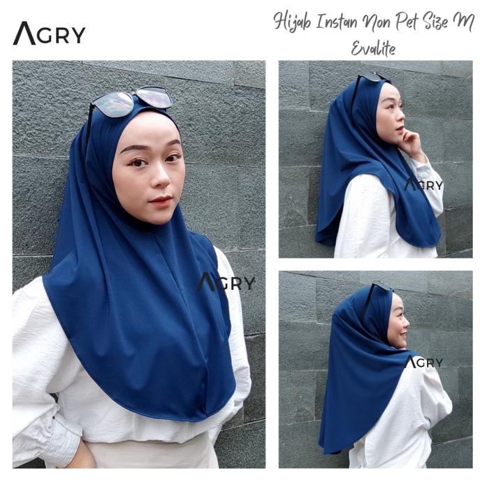 AGRY Hijab Instan Non Pet Size M | Evalite