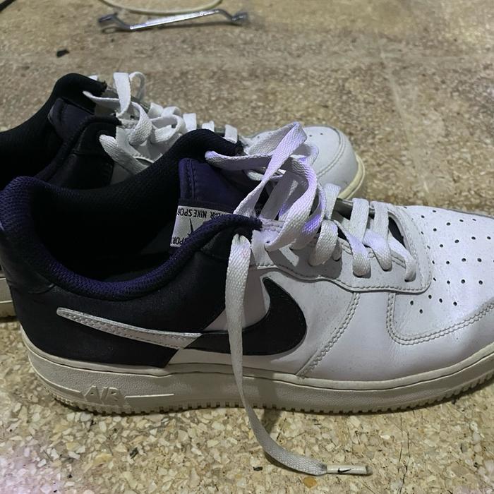 NIKE AIR FORCE 1 LV8 NBA WHITE BLACK ORIGINAL size 43