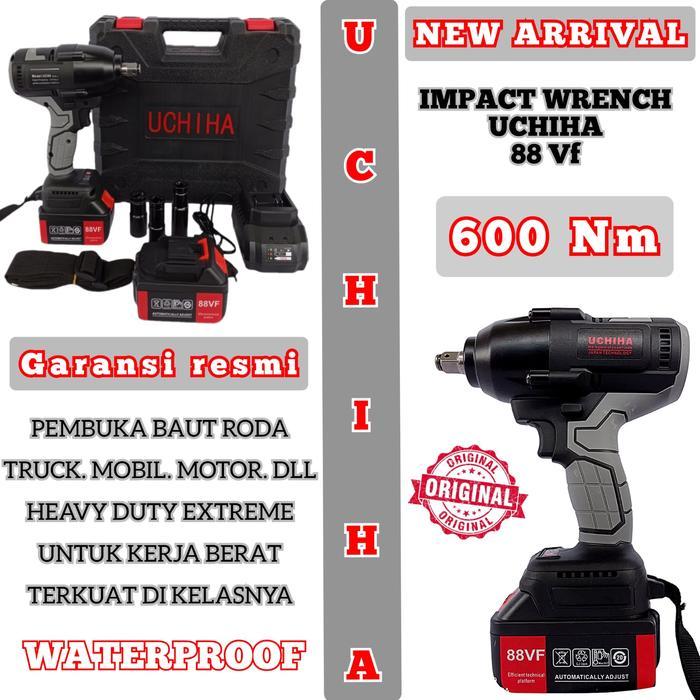 PREMIUM Impact wrench 88vf uchiha mesin pembuka baut ban roda truck mobil