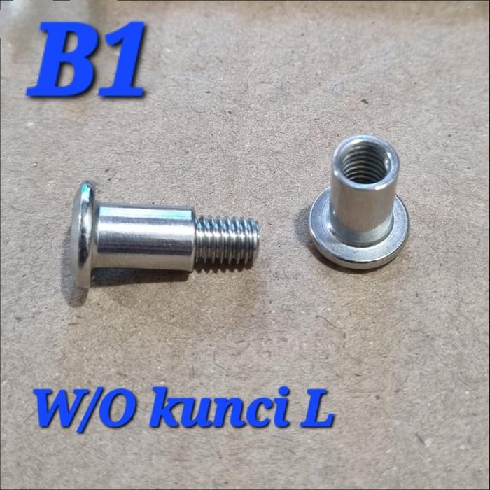 "Jual Produk Baut Batang Seatpost Seatpin Sadel Saddle fixie mtb klasik ''