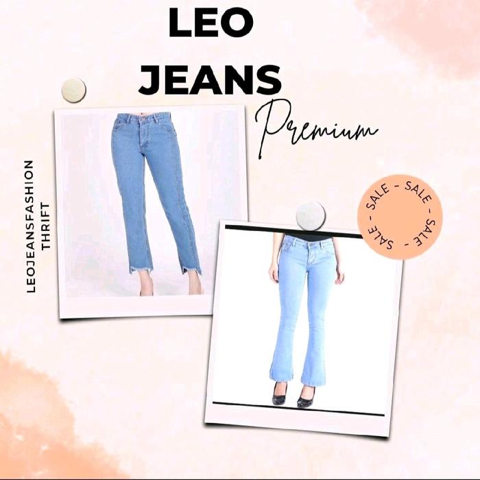 Celana Co Jeans Live Import Korea Wanita Panjang - Cewek, Hitam, Crop, Cutbray, Katun, Putih, Kulot