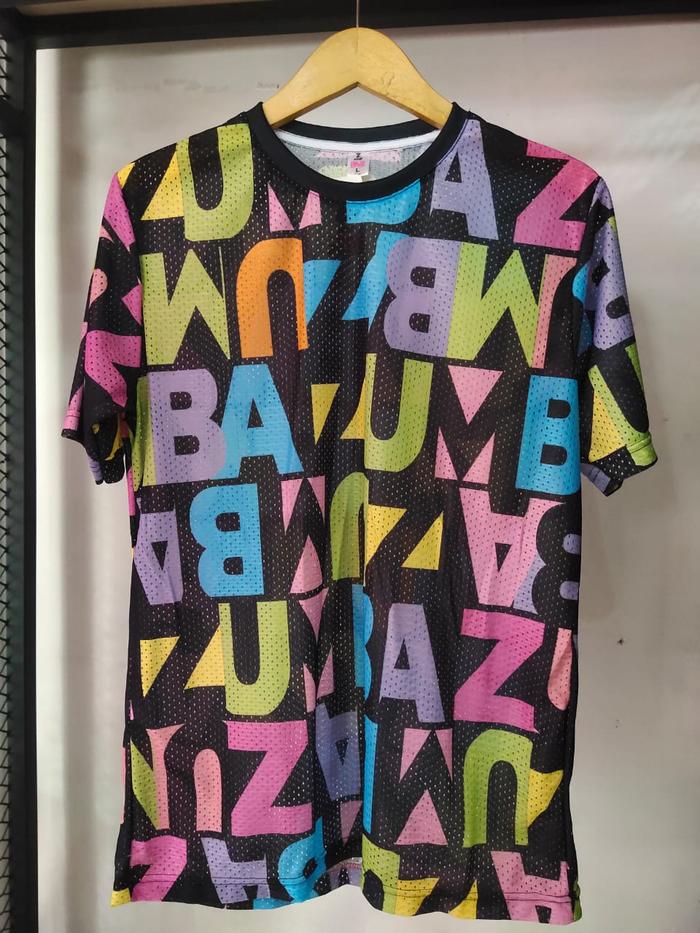 ZWEAR ATASAN ZUMBA NEON MESH BOXY TOP BAHAN JALA HALUS LEMBUT DAN MENYERAP KERINGAT