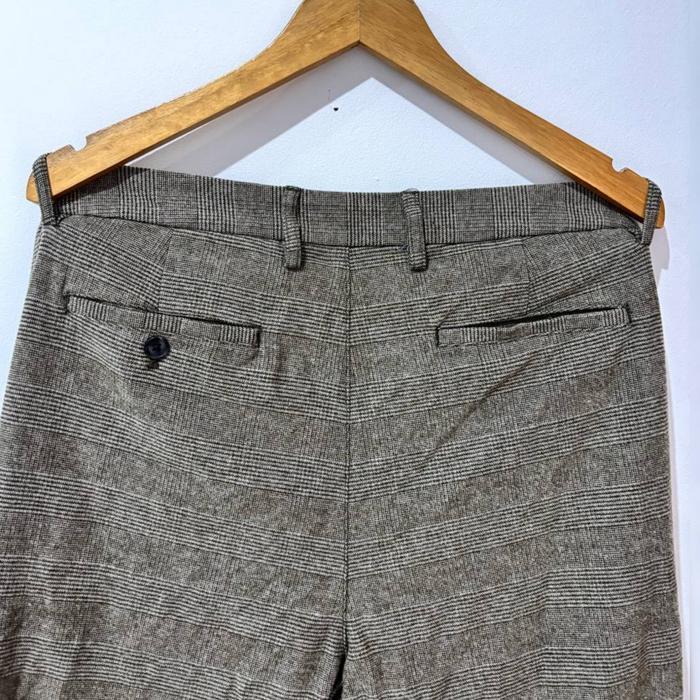 Celana Panjang Export Original Tartan Textured Plaid Baru Export