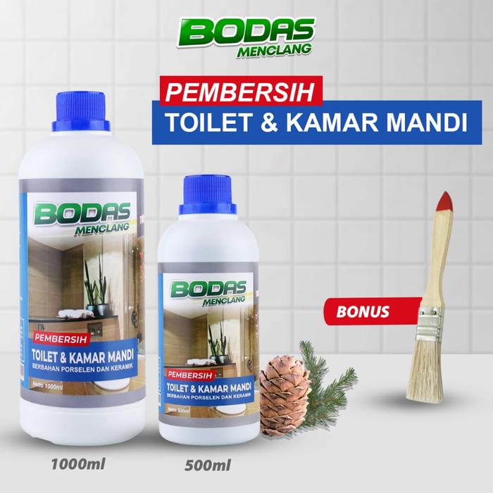Bodas Pembersih Kerak Toilet dan Lantai Kamar Mandi Membersihkan dengan Mudah Cukup Dikuaskan