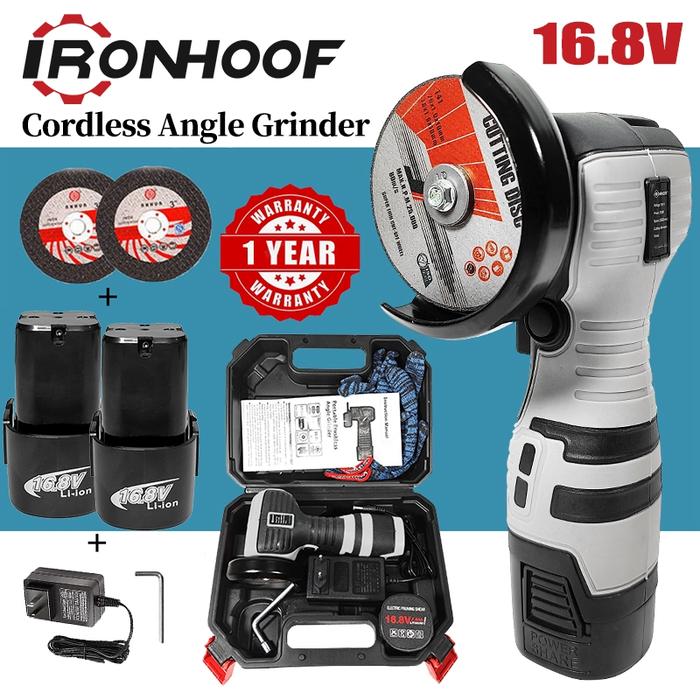Brushless Angle Grinder Cordless Mesin Gerinda Tangan Gerinda Cordless Elektrik Gerinda Baterai Por