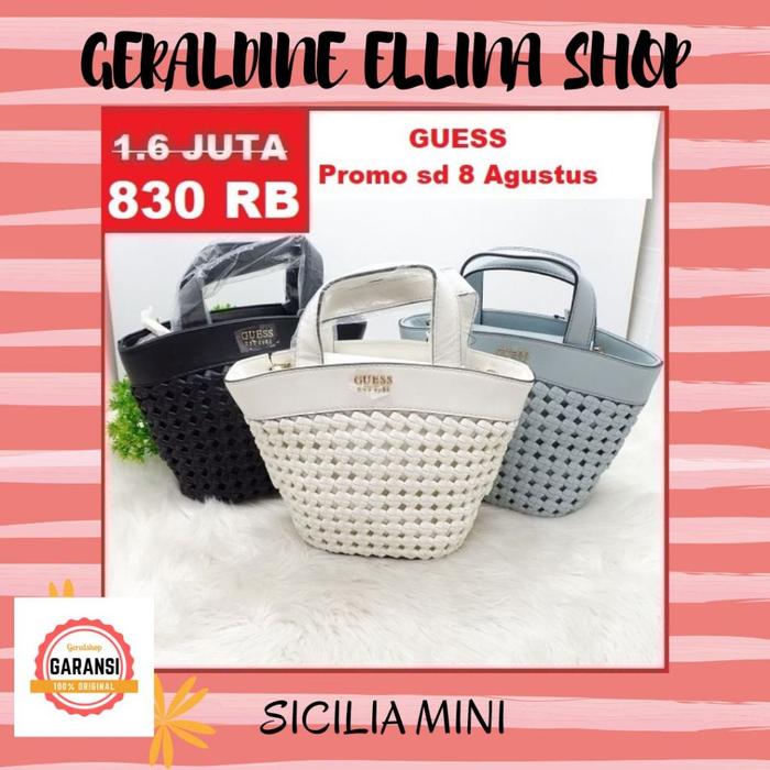 Tas Guess wanita sale satchel bag original store seri SICILIA MINI
