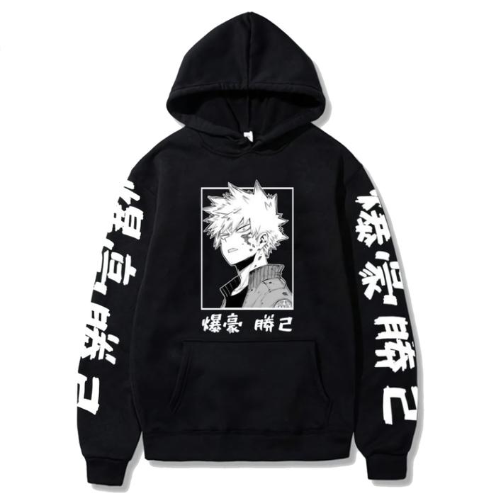 Hoodie Bakugo Line Art BNHA