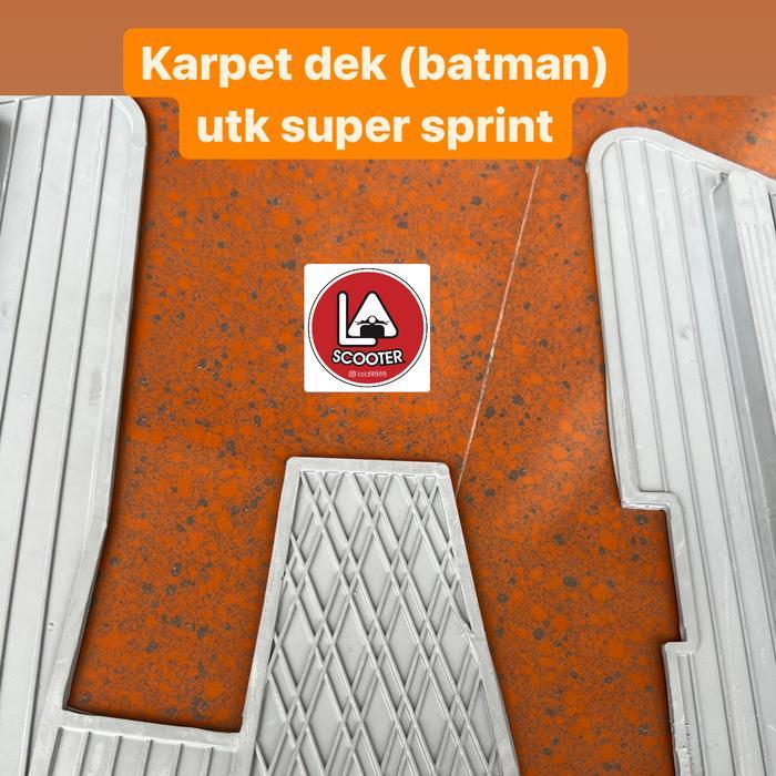 Karpet dek Batman (abu) CIF Italy utk Sprint, vbb, super dkk