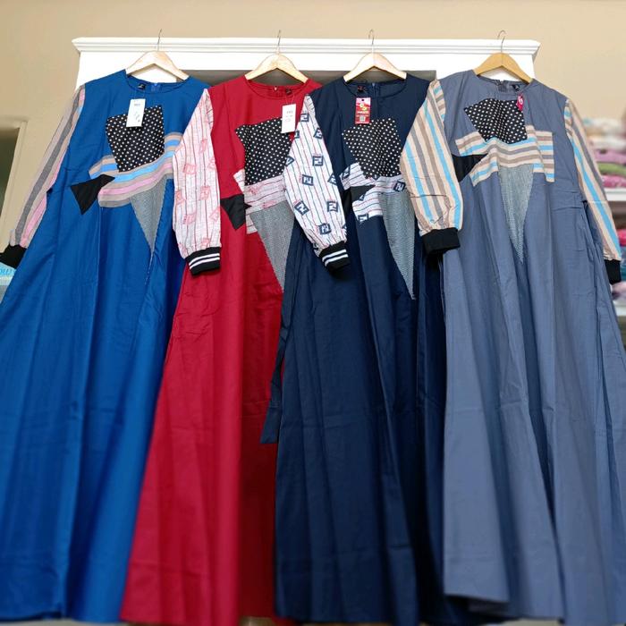 Gamis Dewasa  Katun Toyobo Replika tuneeca by Crystal ZANJ 128
