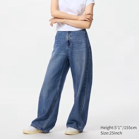 Celana Barel Barrel Jeans Curve Baggy UNIQLO