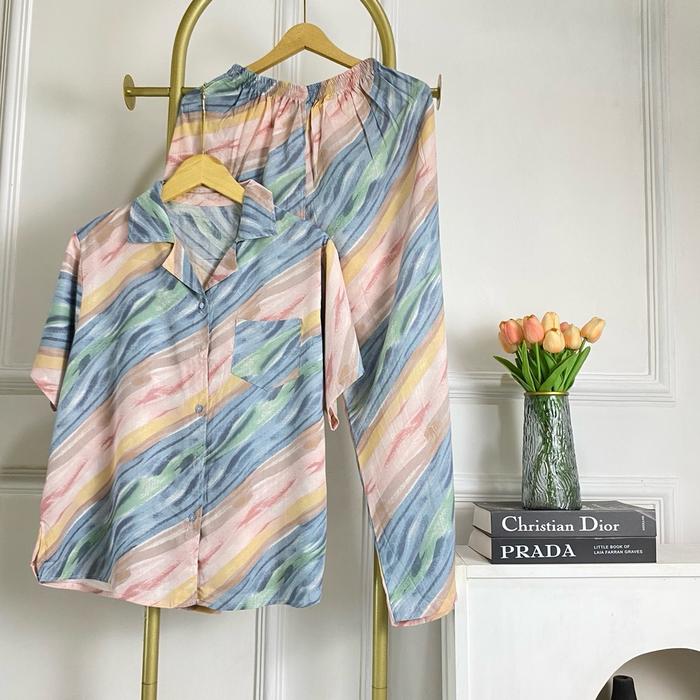 PAJAMAS JUMBO RAYON//SETELAN RAYON