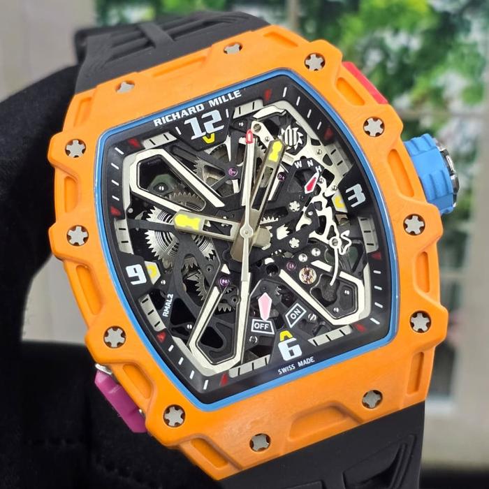 dcRichard Mille RM35-03 CA FQ Rafael Nada Swiss Automatic Yellow Dial