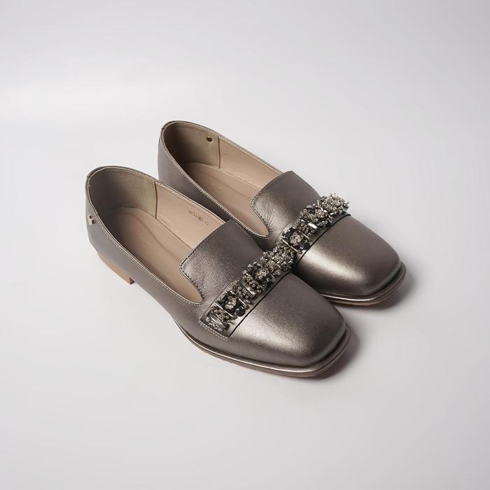 PVRA Sandal Wanita, Sepatu Wanita, Selop PVRA Louisa Bronze - 38