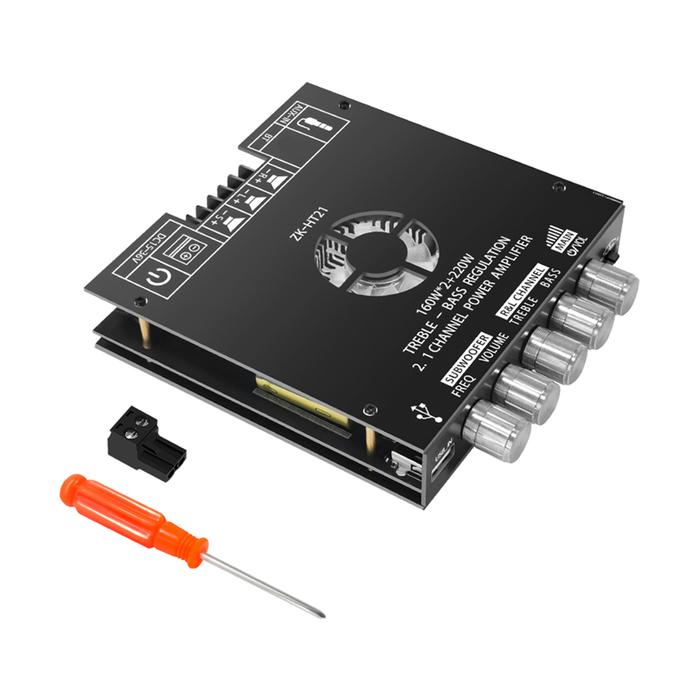 ZK-HT21 Digital Power Amplifier Board Module with Subwoofer TDA7498E