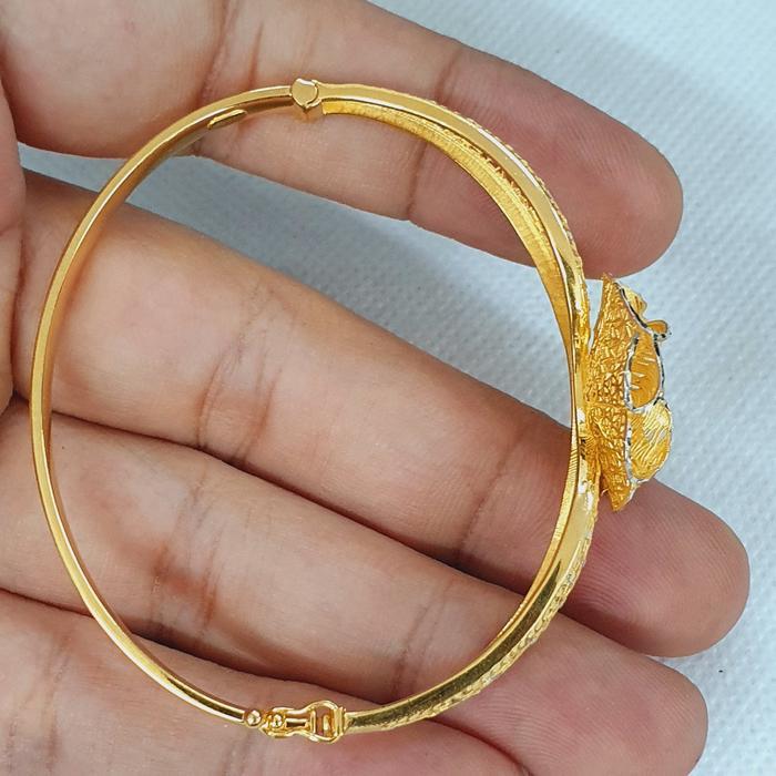 GELANG KENDARIAN BUNGA EMAS 70 % 700 70%