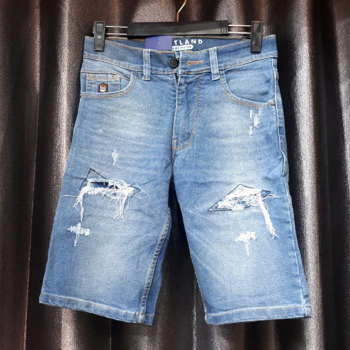 Celana Jeans Pendek Pria Wetland