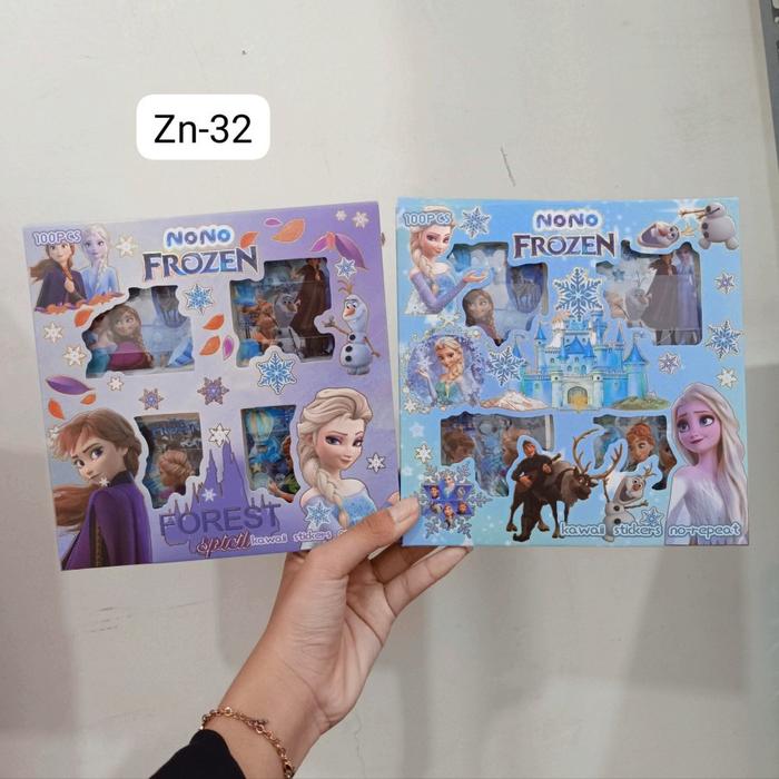Sticker Frozen 100 pcs per box Frozen Elsa Ana Box Murah Waterproof/Stiker Frozen Anti Air