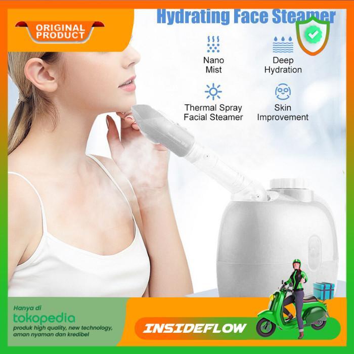 Facial Face Hot Steamer Alat Uap Panas Pelembab Muka Wajah Portable
